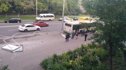 Первые кадры с места смертельного ДТП с автобусом на юго-востоке Москвы