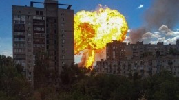 Цистерна с газом горит в Волгограде