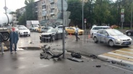 Видео: замминистра обороны попал в ДТП