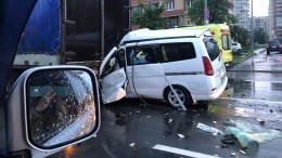 Видео: Сотрудник полиции погиб в ДТП на юге Петербурга