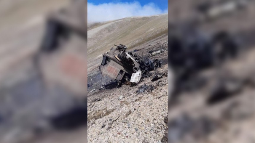 Минобороны Армении показало кадры сбитого Су-25 — фото