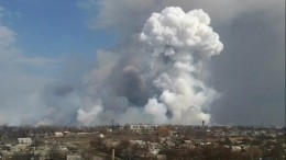 Склад боеприпасов полыхает под Рязанью. На месте слышны взрывы — видео