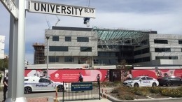 Первые кадры с места обрушения крыши университета в Австралии