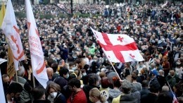 Оппозиция в Грузии заявила о ежедневных митингах у здания парламента в Тбилиси