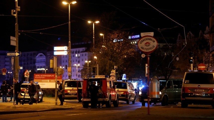 В сети появились новые жуткие кадры последствий теракта в Вене