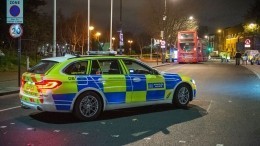 Автомобиль протаранил полицейский участок в Лондоне — видео с места