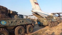 Российский миротворческий батальон вошел в Степанакерт