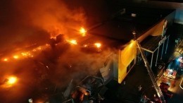 Видео: момент начала пожара в рязанском ТЦ попал в объектив камеры
