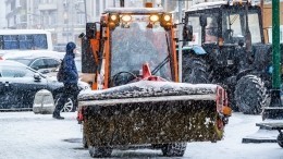 Снегопад в Петербурге чистили 600 единиц техники