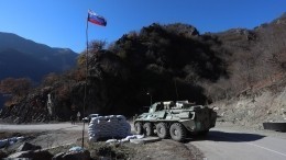 Российские военные разминировали дорогу в Нагорном Карабахе