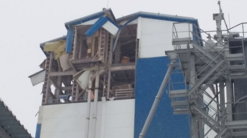 В Новосибирске обрушились два этажа производственного здания