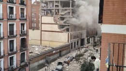 Мощный взрыв прогремел в центре Мадрида — видео