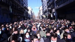 Студенты и преподаватели университетов в Греции вышли на акцию протеста