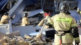 Как выглядел разрушенный взрывом до основания трехэтажный ТЦ во Владикавказе