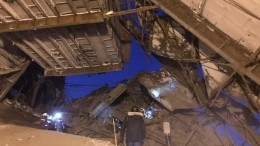 Видео поисково-спасательных работ на месте обрушения фабричного цеха в Норильске