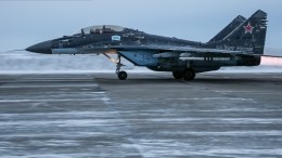 Пьяный украинский офицер на немецком авто врезался в истребитель МиГ-29
