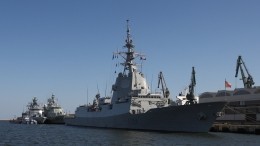 Эсминец ВМС Испании «Мендес Нуньес» вошел в Черное море
