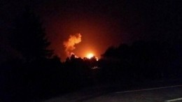 Жители Дагестана сняли на видео взрывы в районе склада в Буйнакске
