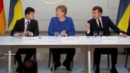 Встречу Зеленского, Меркель и Макрона по Донбассу анонсировали в Киеве