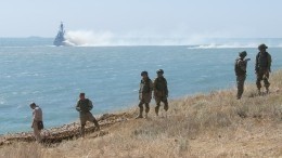 Видео масштабных учений российских военных в Крыму