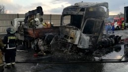 Увеличилось число жертв чудовищного ДТП с грузовиками на КАД в Петербурге