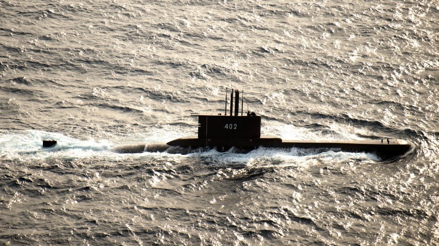 Пропавшую подлодку ВМС Индонезии нашли на глубине 850 метров