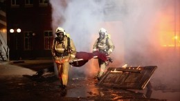 Три человека стали жертвами пожара в московской гостинице