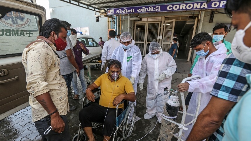 В Индии произошла вспышка «черной плесени» на фоне коронавируса
