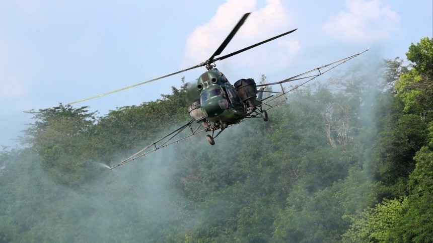 Вертолет потерпел крушение в Кабардино-Балкарии