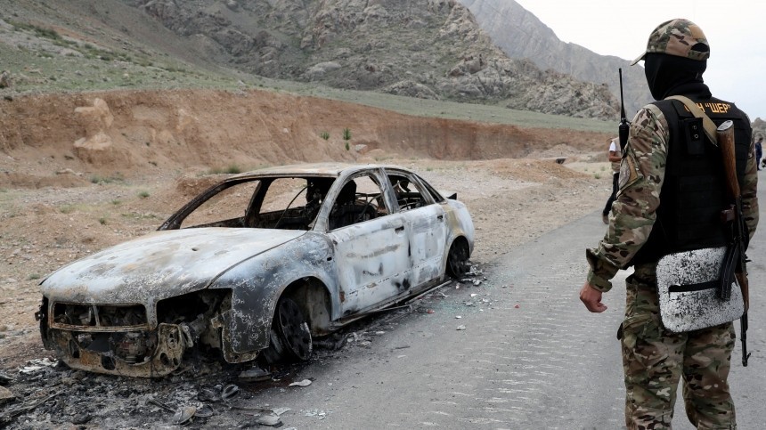 На границе Киргизии и Таджикистана произошла перестрелка