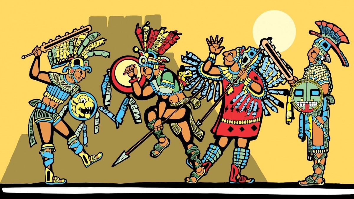 Инк, Майя, Ацтек -фотографиями