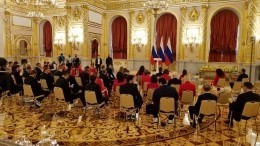Российские призеры Олимпиады в Токио прибыли в Кремль на встречу с Путиным