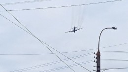 В небе над Мурманском очевидцы заметили «полыхающий самолет»