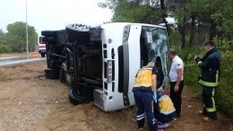 Семь российских туристов пострадали в ДТП с автобусом в турецкой Анталье