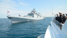Более 40 кораблей задействовали в учениях Черноморского флота в Крыму
