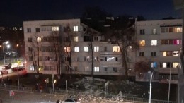 Первые кадры с места взрыва в жилом доме в Набережных Челнах