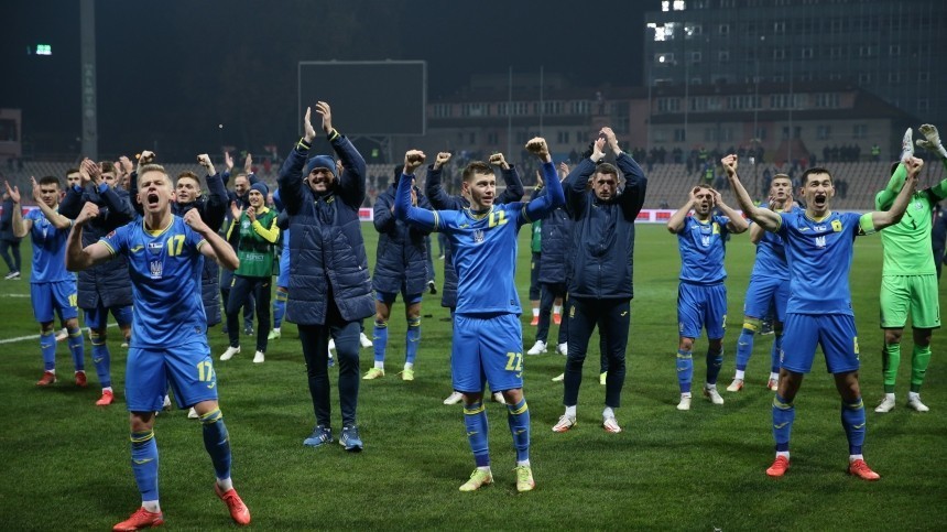 Сборная Украины попадает в стыковые матчи ЧМ-2022, ни разу не проиграв