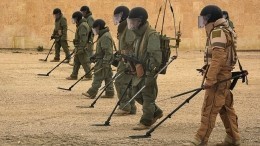 В Пальмире прошли учения сирийской армии под руководством инструкторов из России