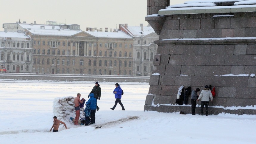 Зима в Петербурге Нева