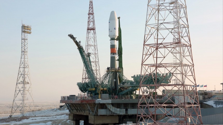 Ракета «Союз» с российским модулем «Причал» стартовала с космодрома