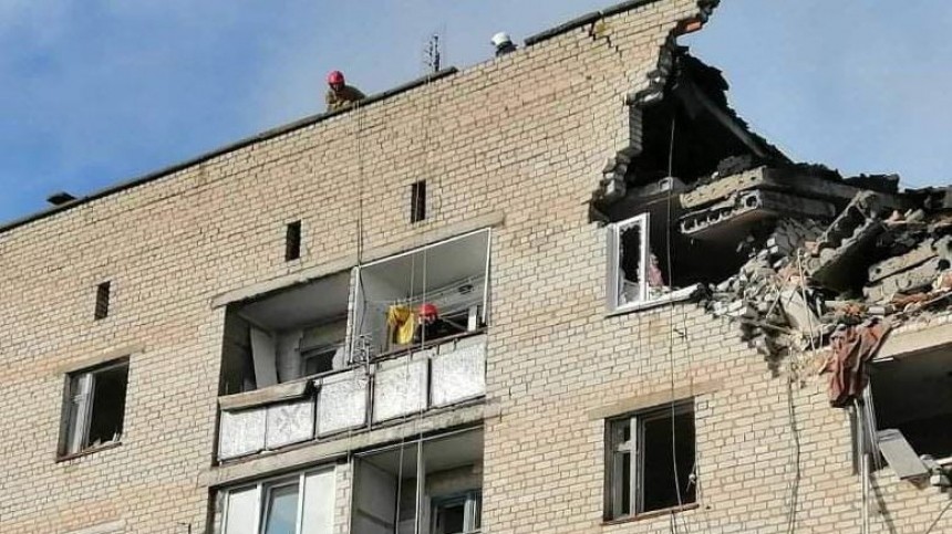 Взрыв погремел в жилой пятиэтажке в Новой Одессе на Украине