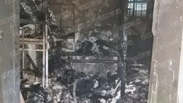 Видео с места пожара в валдайской колонии, где погиб заключенный