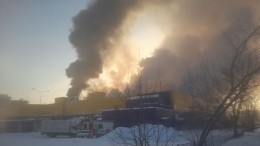 В Томске загорелся гипермаркет «Лента»