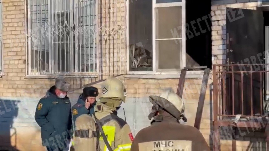 Первые кадры из сгоревшей палаты реанимации в COVID-госпитале в Астрахани