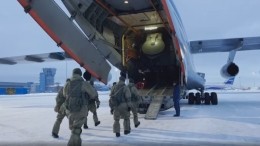 В ОДКБ показали видео вылета в Казахстан российских миротворцев