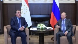 Путин обсудил с президентом Таджикистана ситуацию в Казахстане и Афганистане