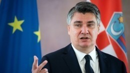 Украина обиделась на президента Хорватии Милановича за слова о членстве в НАТО