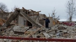 Жилой дом в подмосковном Серпухове разнесло после мощного взрыва