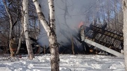 Власти Камчатки опубликовали фото с места крушения самолета Ан-2