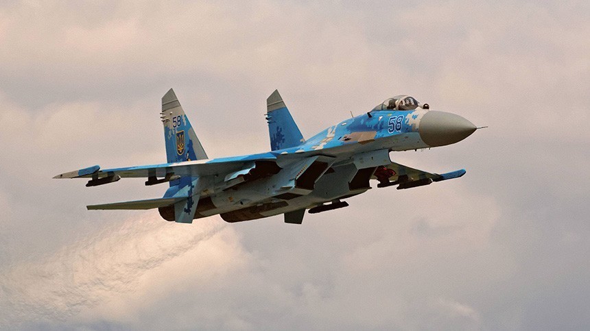 Российская авиация сбила украинский Су-24 вблизи границы с Белоруссией